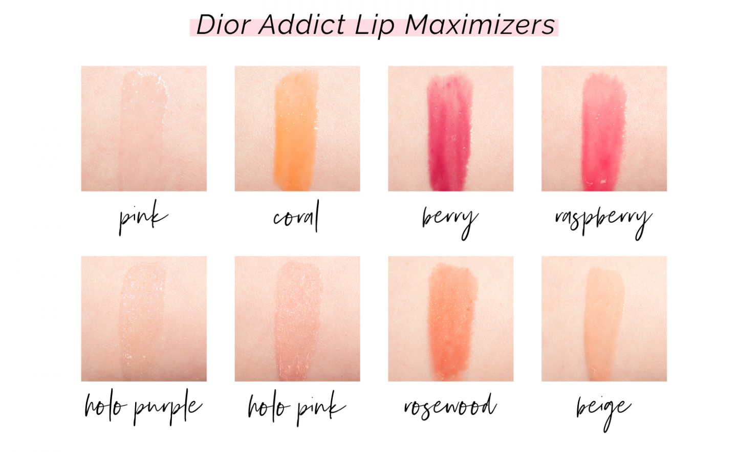 dior addict stellar shine lipstick swatches