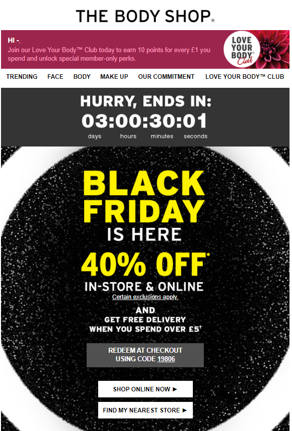 The Body Shop Black Friday 2021 Beauty Deals Sales Chic Moey