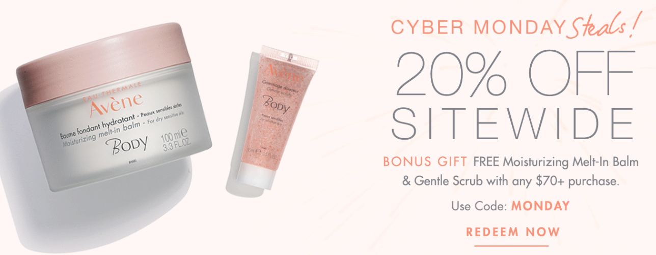 AVENE Cyber Monday - The Best Cyber Monday 2020 Beauty Deals