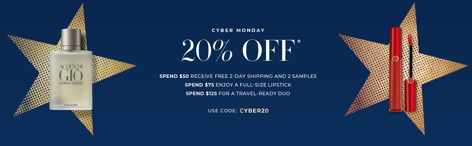 GIORGIO ARMANI Cyber Monday - The Best Cyber Monday 2020 Beauty Deals