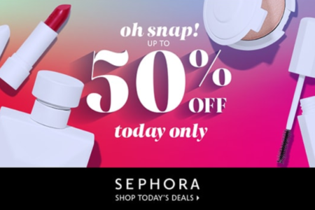 Sephora Oh Snap！Daily Deals 2020 up to 50 off 1 450x300 - Sephora Oh Snap 2021