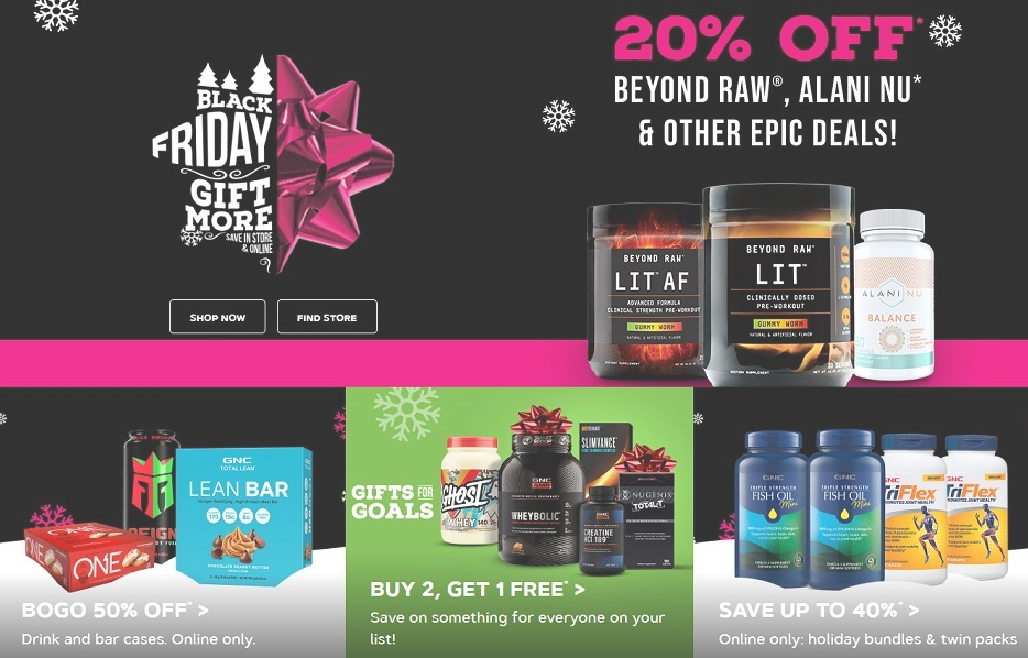 GNC Black Friday 2022 Deals & Sales Chic moeY