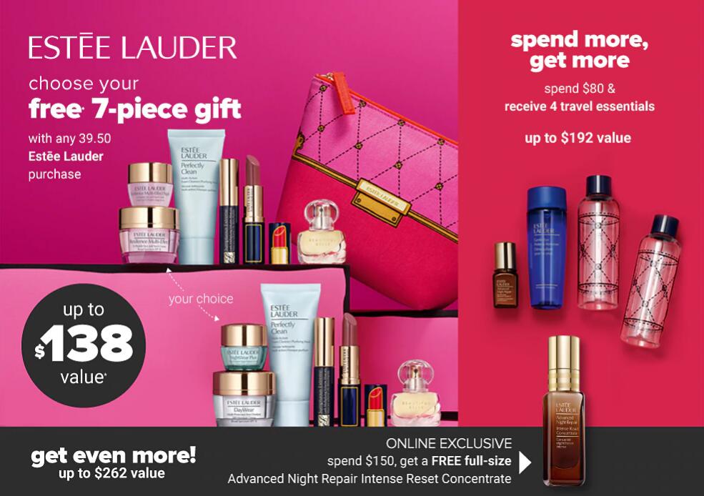 Estee Lauder gift with purchase April 2020 schedule Chic moeY