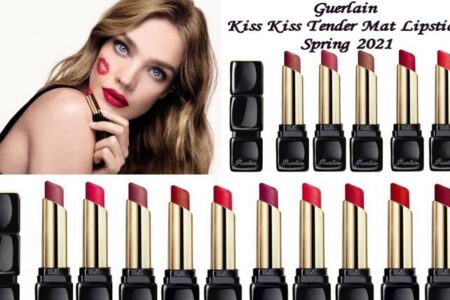 XMR6AI@A614QAFB@RF1S 450x300 - Guerlain Kiss Kiss Tender Mat Lipstick Spring 2021